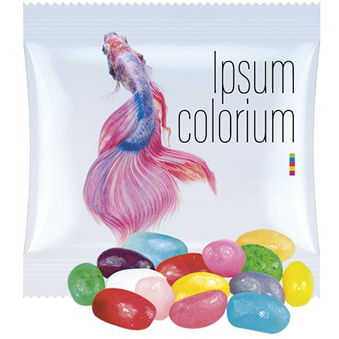 Jelly Beans sauer-Mix, ca. 10g, Mini-Tüte