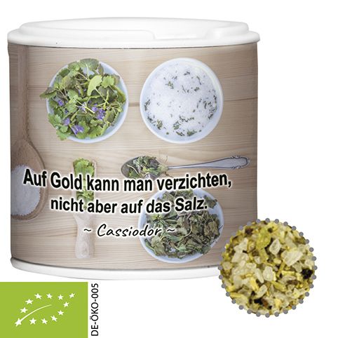 Gewürzmischung Kräutersalz, ca. 30g, Gewürzpappstreuer