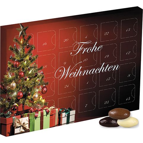 Mandel-Schoko-Trio, ca. 120g, Adventskalender Mini