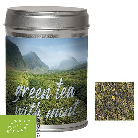 Grüner Tee mit Minze, ca. 35g, Dual-Dose