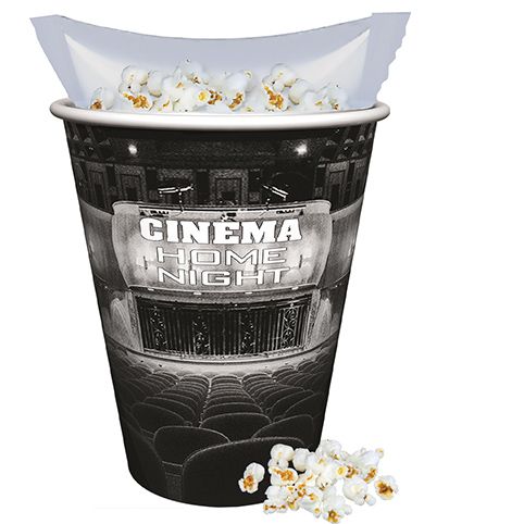 Popcorn süß, ca. 10g, Snackbecher Maxi mit Maxi Tüte