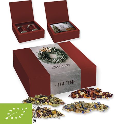 Verschiedene Teesorten, , ca. 60-120g, Geschenk-Set Premium mit 2 Dual-Dosen