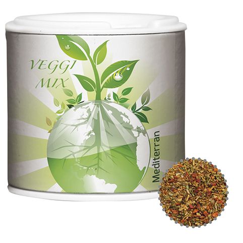 Gewürzmischung Mediterraner Veggie Mix, ca. 20g, Gewürzpappstreuer