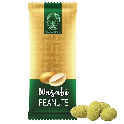 Erdnüsse Wasabi, ca. 40g, Midi-XL-Tüte