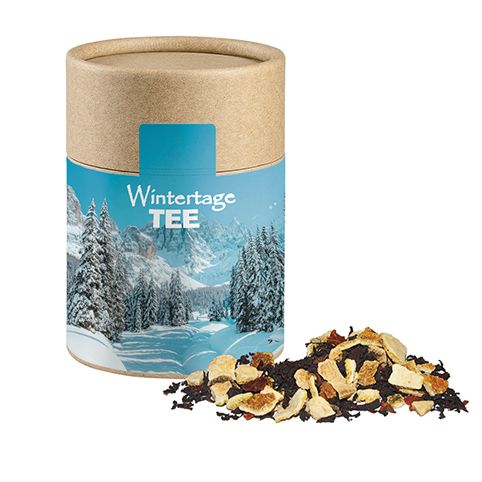 Wintertage Tee, ca. 70g, Biologisch abbaubare Eco Pappdose Midi