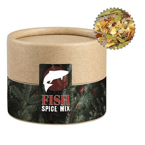 Weihnachts Gewürzmischung Fisch, ca. 20g, Biologisch abbaubare Eco Pappdose Mini