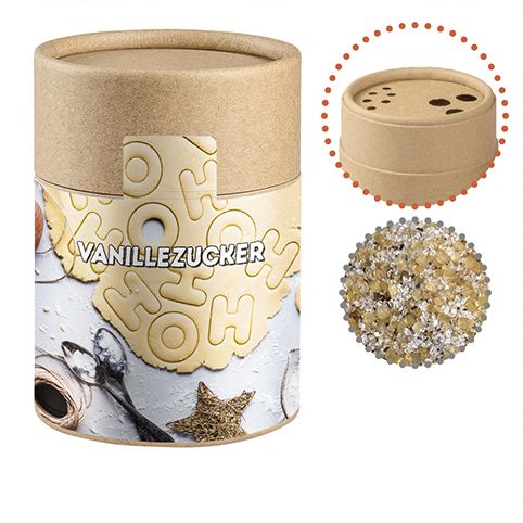 Vanillezucker, ca. 150g, Biologisch abbaubarer Eco Pappstreuer