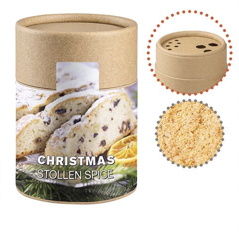 Gewürzmischung Stollen, ca. 85g, Biologisch abbaubarer Eco Pappstreuer